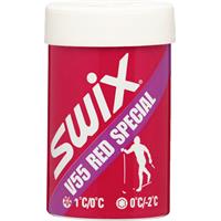 Swix V55 Red Special Hardwax 0/+1C, 45g Tørrvoks for rundt null grader